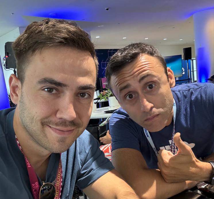 Dennis with Francesco